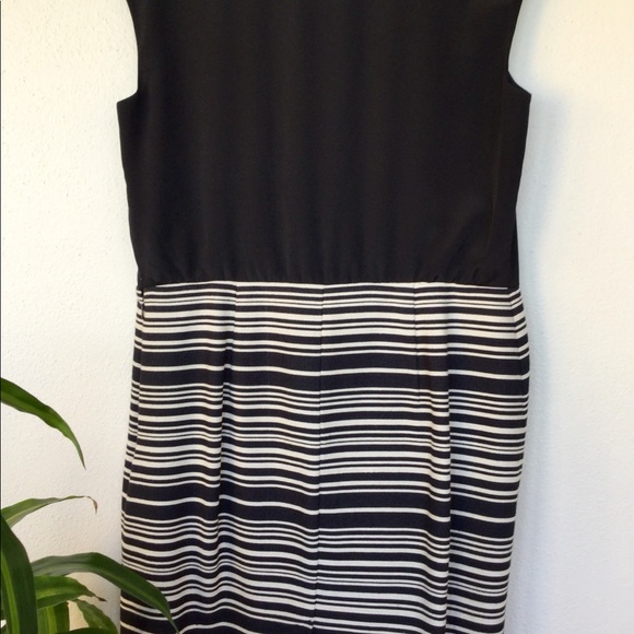 Loft Black Pattern Dress - Picture 4 of 4